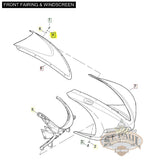 Cb0009.02A8 Genuine Buell Nylon Washer Used On Fairings/windscreens Xb & 1125 Models (B1M) Body