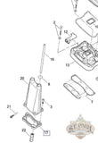 17649 02 Genuine Buell Lower Rear Push Rod Tube Gasket 2003 2010 Xb Models L6D Gaskets