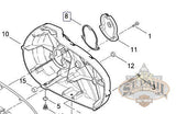 25377 03A Genuine Buell Clutch Cover Gasket G11A Gaskets