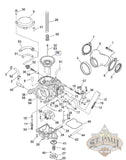 27585 88 Genuine Buell Carburetor Vacuum Piston 1995 2002 S1 S2 S3 M2 Models L6E Fuel Delivery