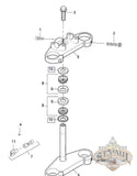 48361 80 Genuine Buell Dust Shield For Upper Or Lower Triple Tree Bearings L7A Suspension