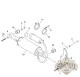 A1255 2Cuzb Genuine Buell Rear Shock Mounting Bolt 1995 2002 S1 S2 S3 X1 M2 U9B Suspension