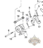 Aa0508 2Czb Genuine Buell Grade 8 Shcs 516 18 X 1 Allen Bolt Handlebar Clamp Pinch Rear Mount B4H