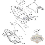 Ba0509 6 Genuine Buell White Nylon Washer 2003 2010 Xb Models B3M Body