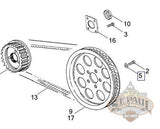 Ba0714 3Z Genuine Buell Hardened Thick Washer For Head Mount Swing Arm Sprocketb1M Engine