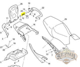 C0075 1Ak Genuine Buell Ulysses Tail Rack Pivot Pin 2006 2010 Xb12X Xb12Xt L18B Seat