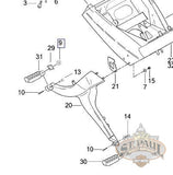 C0147 T Genuine Buell Rear Footpeg Spacer 2000 2010 Blast P3 L18B