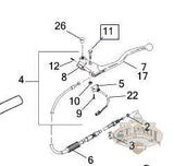 Ca0002 Ta Genuine Buell Clutch Lever Bolt Handlebar Controls