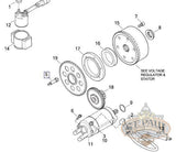 Ca0040 1Am Genuine Buell Distance Screw For The 1125R 1125Cr Models L18B Engine