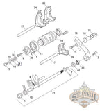 Cg0003 1Ama Genuine Buell Shifter Index Spring 2008 2010 1125 Models L18B Shifters