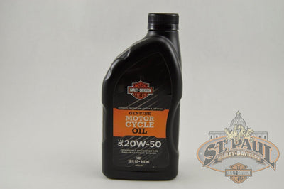 62600007 Genuine Harley Davidson Buell Sae 20W 50 Motor Oil Q2D Engine