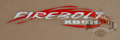 M0745 2A8 Genuine Buell Xb9R Tailsection Fairing Decal 2003 2007 U10C Emblem