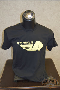 New!!! Sphd Buelligan! Short Sleeve Soft T-Shirt Black With Yellow Graphic
