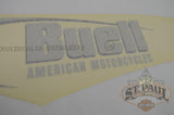 M0761 02A1 M0760 Genuine Buell X1 Fuel Tank Cover Decal Set U8C Emblem