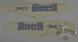 M0770 01A1 M0769 Genuine Buell X1 Fuel Tank Cover Decal Set U8C Emblem