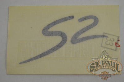 M0745Whgr 8 Genuine Buell S2 Tailsection Decal U10B Emblem