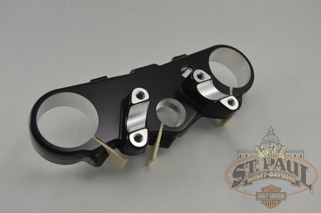 J0105 4Adyt Genuine Buell Upper Triple Tree In Designer Black U10A Suspension
