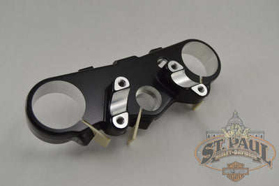 J0105 4Adyt Genuine Buell Upper Triple Tree In Designer Black U10A Suspension