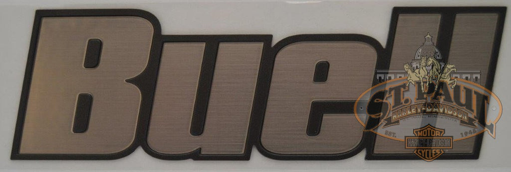 M0725 2Ak Genuine Buell Fuel Tank Air Box Cover Decal Sold As Pair B4D Emblem