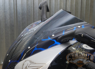 M0600 1Amamcd Genuine Buell 1125R Windscreen Kick Ash For 2008 2010 U8A Body