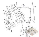 H1522 1Ak Genuine Buell Rear Brake Line 2006 2010 Ulysses Models L18B Brakes