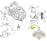 Hs0008 1Ak Genuine Buell Oil Cooler Return Line 2008 2010 Xb Models L18C Engine