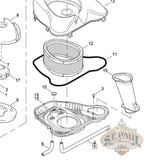 Hs0016.02A8 Genuine Buell Front Breather Hose W/ Sleeve All Xb Models (B1H) Engine