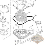 Hs0455.02A8 Genuine Buell Rear Breather Hose All Xb Models (B5F) Engine
