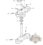 J0106 3A8Azt Genuine Buell Lower Triple Tree Clamp U8C Suspension