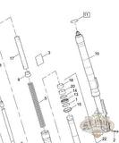 J0124 02A8 Genuine Buell Front Fork Stopper Ring B3L Suspension