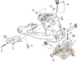 K0101 1Akybp Genuine Buell Graphite Gray Swingarm Brace L18C Chassis