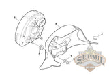 M0189 1Ata Genuine Buell Cosmetic Dash Panel Cover For 1125Cr U9C Body