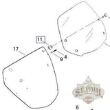 M0231 1Akg Genuine Buell Windscreen Mounting Grommet B5S Body
