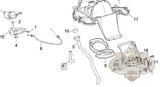 P0037 1Ama Genuine Buell Idle Air Control Preformed Hose 2008 2010 1125 Models L18C Fuel Delivery