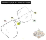 Cb0009.02A8 Genuine Buell Nylon Washer Used On Fairings/windscreens Xb & 1125 Models (B1M) Body