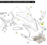 Cb0009.02A8 Genuine Buell Nylon Washer Used On Fairings/windscreens Xb & 1125 Models (B1M) Body