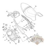 L0075.1Ad Genuine Buell Seat Latch Bracket Xb Lightning Models (U9C+)