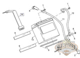 Y0103 02A8 Genuine Buell Battery Hold Dwon Strap 2003 2010 Xb 1125 Models B4L Electrical