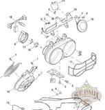 Y0352 1Av Genuine Buell Lower Headlight Bracket 2008 2010 Ulysses L18C Chassis