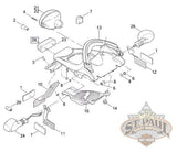 Y0514 Ca Genuine Buell License Plate Light L19C Electrical