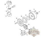 Y0533 2Am Genuine Buell Flywheel With Hub For 2009 2010 1125R 1125Cr L18D Electrical