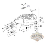 Y1010 5Aa Genuine Buell Upper Wire Guide 2008 2010 Xb Models L18B Electrical
