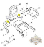 C0091 1Ak Genuine Buell Rear Tail Rack Pivot Bushing 2006 2010 Ulysses L18B Seat