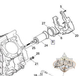 Cf0003 1Am Genuine Buell Oil Filter Cover O Ring L18B Engine