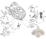 Hs0022 1Ak Genuine Buell Feed Oil Line 2008 2010 Models U10D Engine