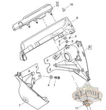 L0940 1Akybp Genuine Buell Left Side Fairing Support Bracket U4C Body