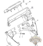 L0942 1Akybp Genuine Buell Center Fairing Support Bracket U5A Body