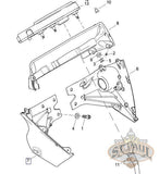 L0941 1Akybp Genuine Buell Right Side Fairing Support Bracket U5A Body