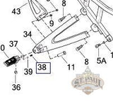 N0428 02A8 Genuine Buell Passanger Footpeg Coil Spring B3Q